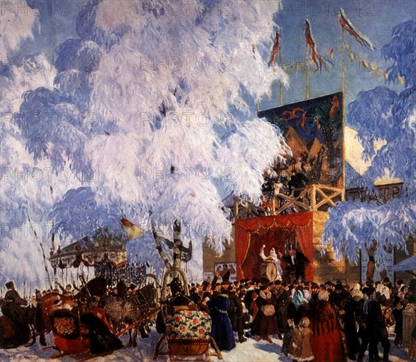 Kustodiev, Fête foraine