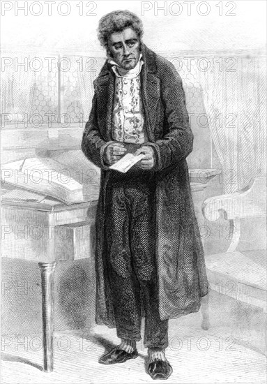 Le comte de Monte-Cristo, Gravure de Gavarni, Coclès