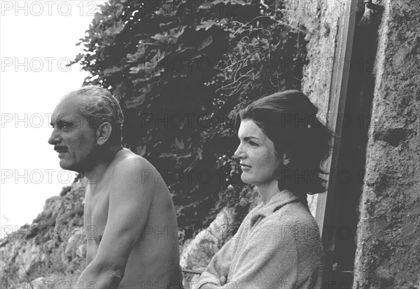 Jackie Kennedy. Eté 1962. Vacances à Ravello (Italie).