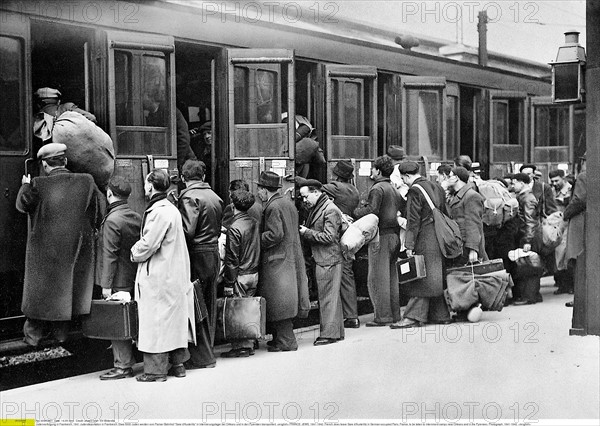 Convois de juifs vers un camp