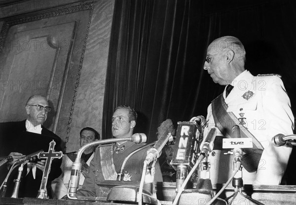 Francisco Franco et Juan Carlos