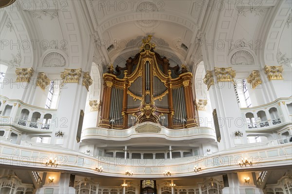 Organ gallery with church organ
