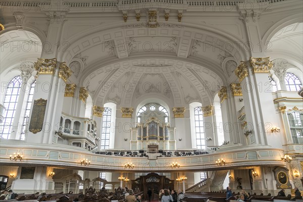 Interior with organ gallery