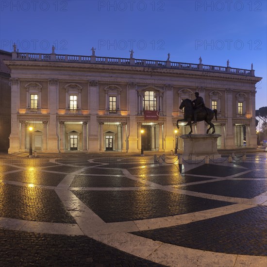 Capitol Square with equestrian statue