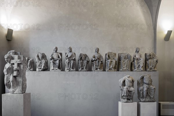 Sculptures and architectural fragments from around 1250/60 from the Benedictine monastery Wessobrunn