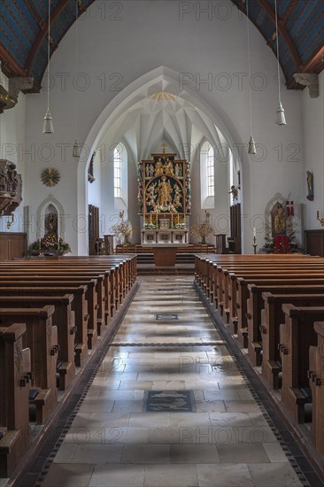 Interior view with chancel