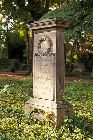 A grave on the Westfriedhof Cemetery