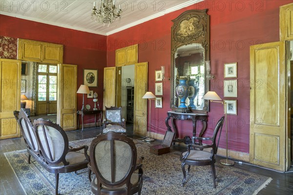 Interior of the historical colonial villa Eureka House