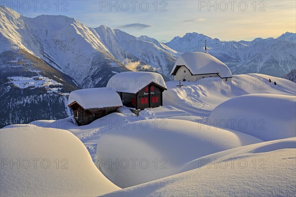 Maria zum Schnee chapel in the snow in the village centre