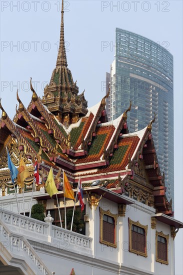 Temple roof