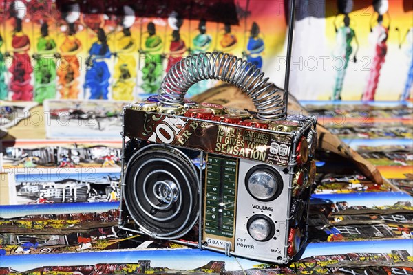 Arts and crafts at the market stand in Khayelitsha Township