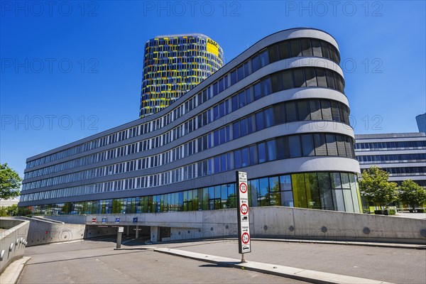 ADAC building with garage entrance