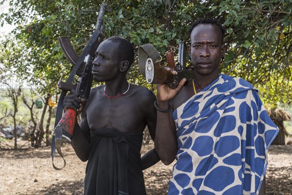 Men with Kalashnikovs