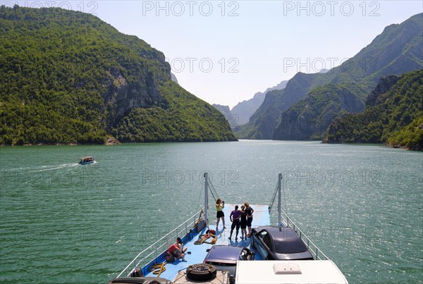 Ferry to Koman Reservoir