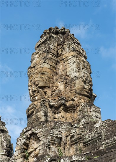 Stone Face of Bodhisattva Lokeshvara at Bayon Temple