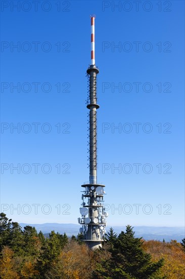 Broadcast tower on mount Brotjacklriegel