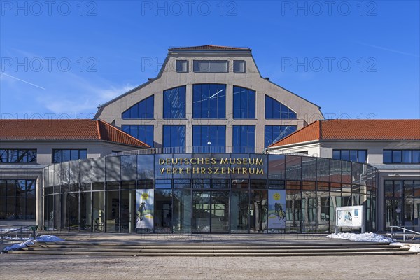 Main entrance of the Deutsches Museum Verkehrszentrum