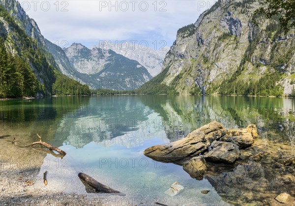 Water reflection on Lake Obersee