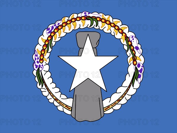 Official national flag of the Northern Mariana Islands