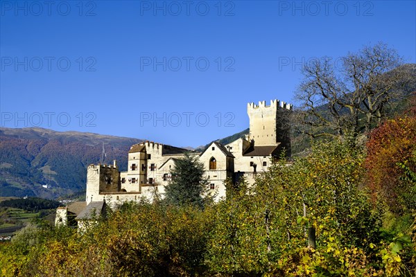 Churburg castle in autumn