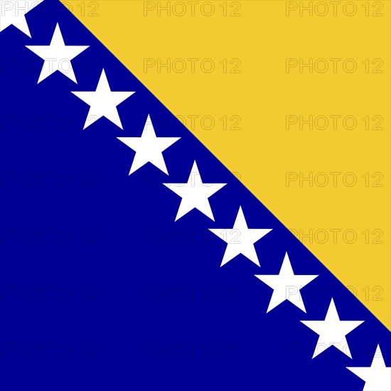 Official national flag of Bosnia and Herzegovina