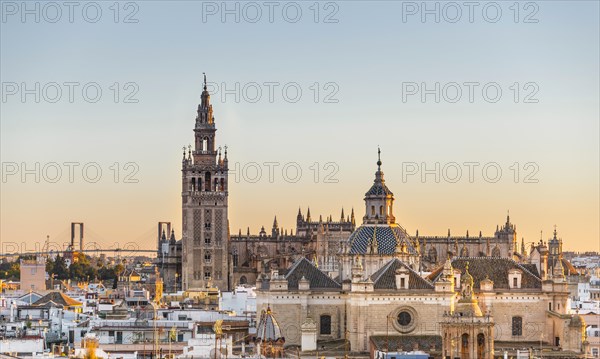 View of La Giralda and Iglesia del Salvador