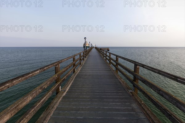 Diving gondola and pier in Zingst