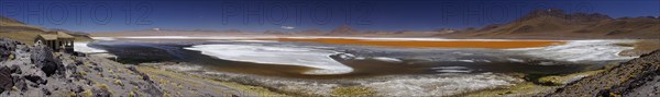 Play of colours of the Laguna Colorada