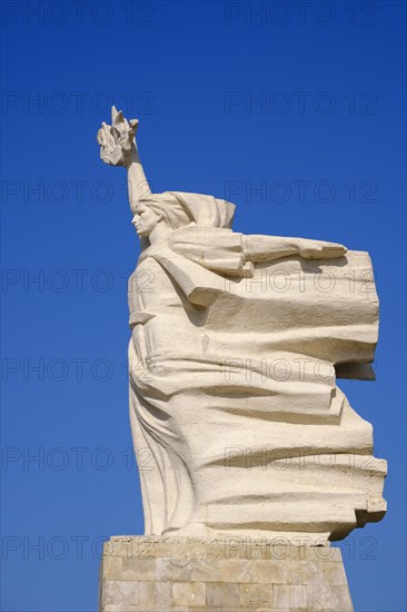 Monument to Mother Albania at the Martyrs' Cemetery