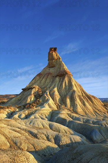 Castildeterra rock formation in the Bardena Blanca area