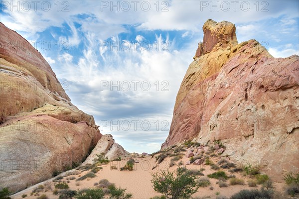 Orange-red rock formations