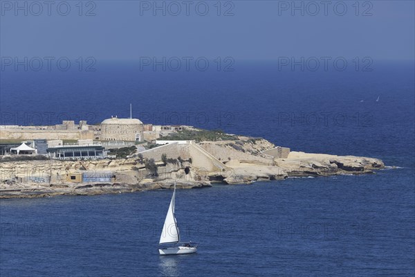 Spit of land with remnants of Fort Tigne