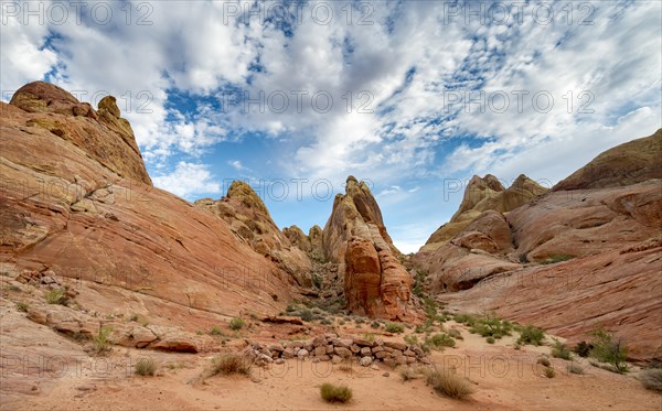 Orange-red rock formations