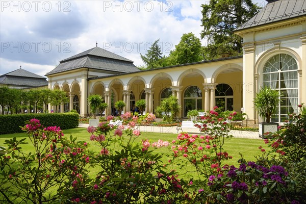 Saulenwandelhalle in the spa garden