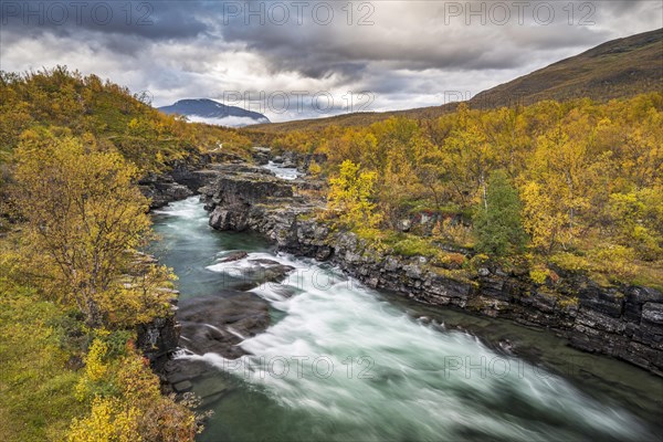 Abisko Canyon in autumn