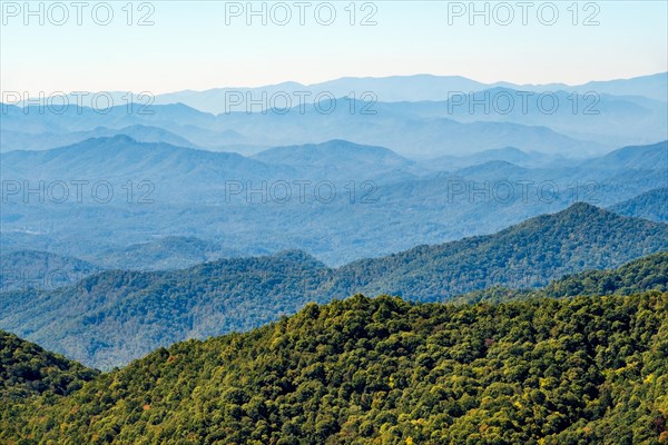 Blue Ridge Mountains from the Blue Ridge Parkway