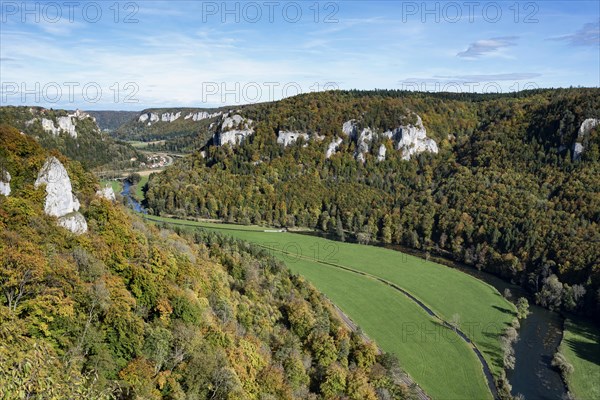 View from the Eichfelsen into Upper Danube Valley