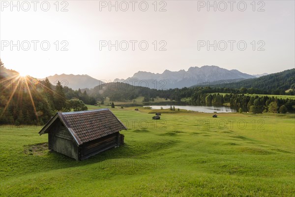 Lake Geroldsee at sunrise