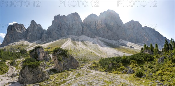 Hiking trail to the Geisler Alm