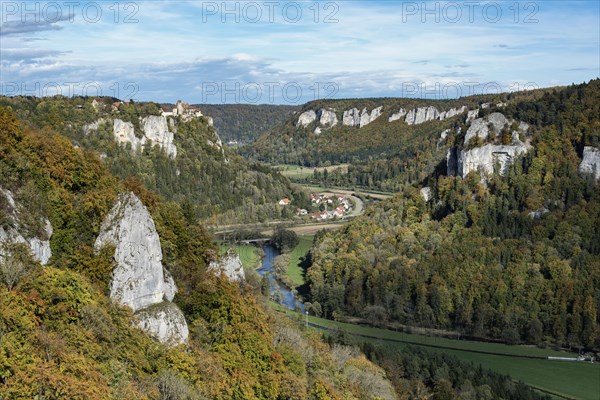 View from the Eichfelsen into Upper Danube Valley