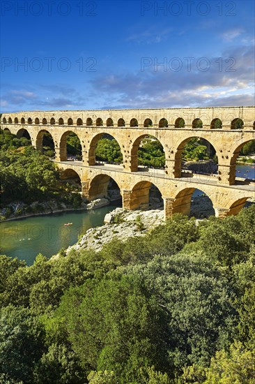 Roman aqueduct of the Pont du Gard