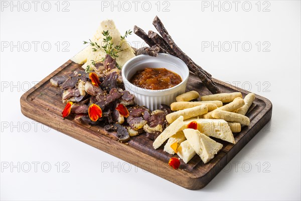 Namibian plate with biltong