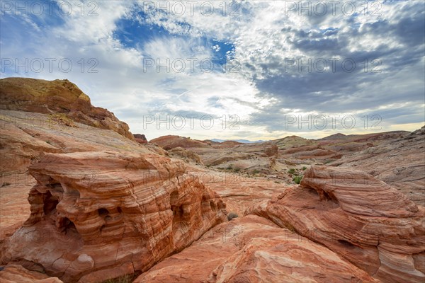 Orange-red rock formations