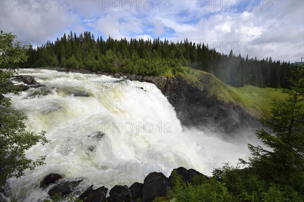 Tannforsen Waterfall