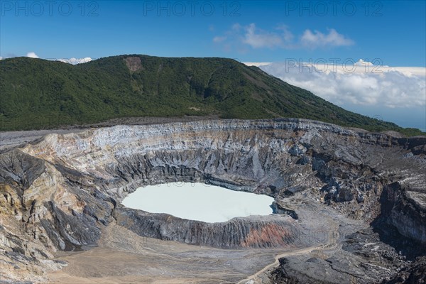 Caldera with crater lake