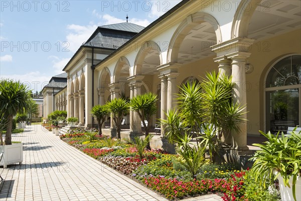 Saulenwandelhalle in the spa garden