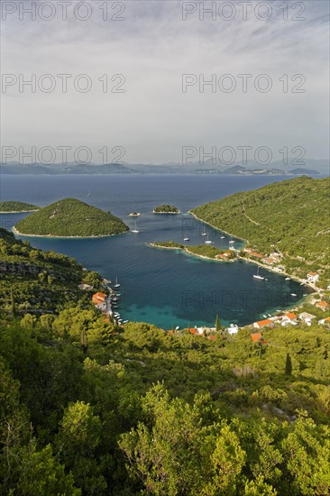 Port of Prozurska Luka with a view of the Croatian mainland