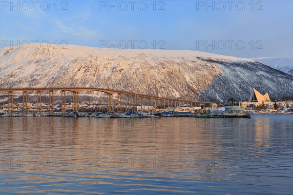 Tromso Bridge over Tromso Sound