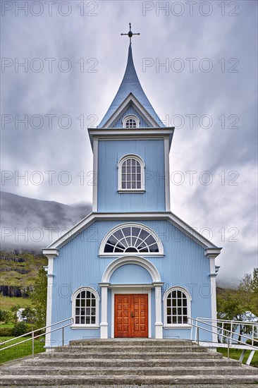 Blue church