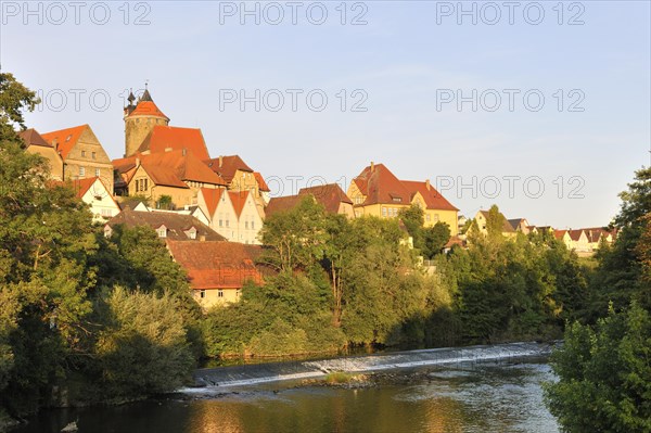 Cityscape of Besigheim an der Enz with Schochenturm